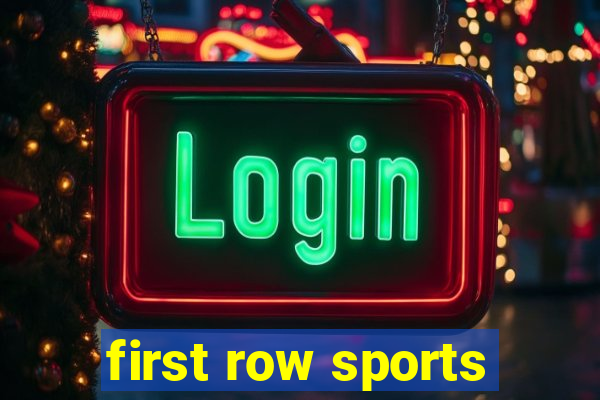 first row sports